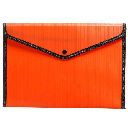 Папка-конверт 33*23см пластик цветная на кнопке (Цена за 1шт) NK-217(12)