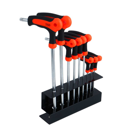 Набор ключей ЕРМАК Т-образных Torx 9пр. 633-029