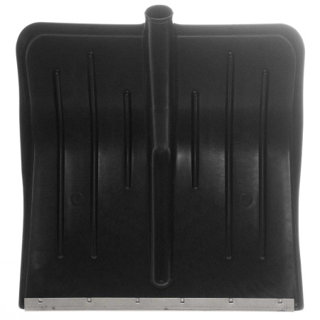 Лопата снегоуборочная пластмассовая МЕТЕЛЬ оцинкованная планка D32 410*440/10