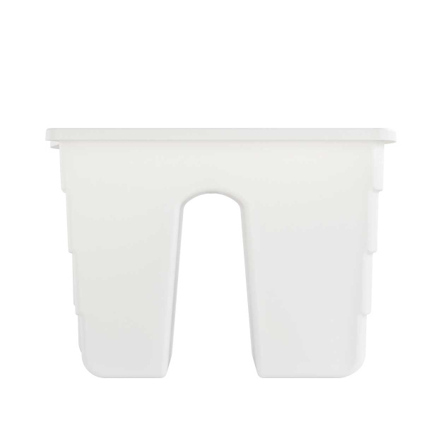 Кашпо на перила 29х29х20 см Белый БШ8913 х8 