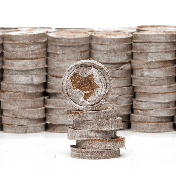 Торфоперегнойные таблетки Turbo (41мм)Цена за КОРОБКУ х480шт. 