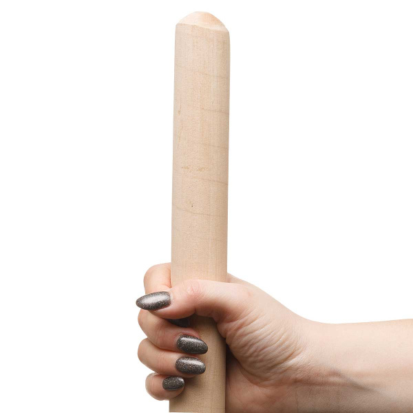 Скалка деревянная длина 50 см диаметр 32 мм