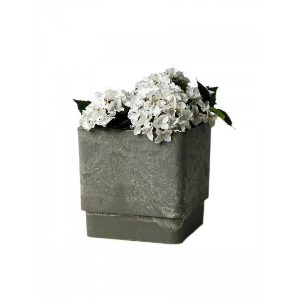 Горшок 6,5 л древесный уголь H-16UF20-1ду 