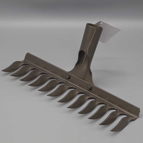 Грабли витые 12 зубьев (131060-12) 25см h-7см (рельсовая сталь) САДОВИТА (24)