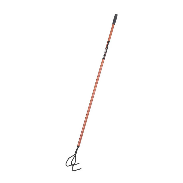 Культиватор Легкий трехзубый Дракон KOPPER TOOLS с дюралевым черенком - 120 см ФИ.045-00