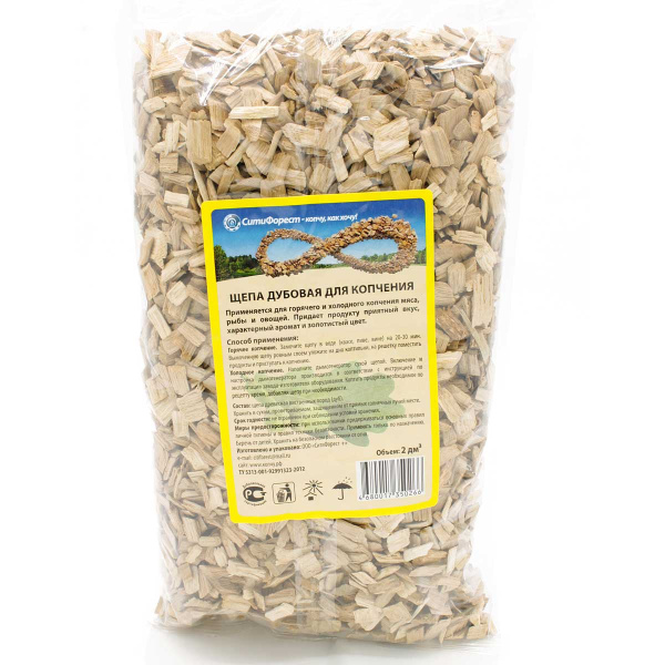 Щепа для копчения ДУБ 2л х 24