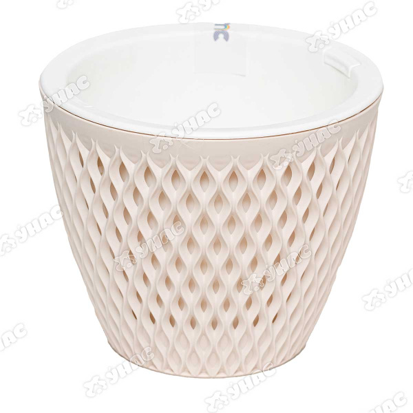 Кашпо Версаль 1,6л Пудровый КШ-9008 ВМС(20) 