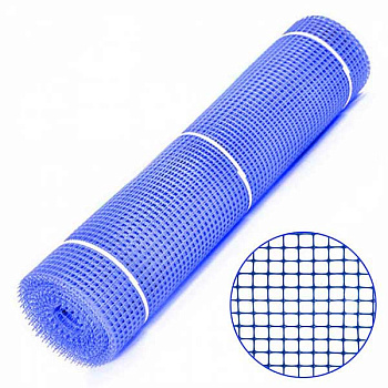 Садовая решетка 15*15 20м.(1*20) ЭКОНОМ синяя