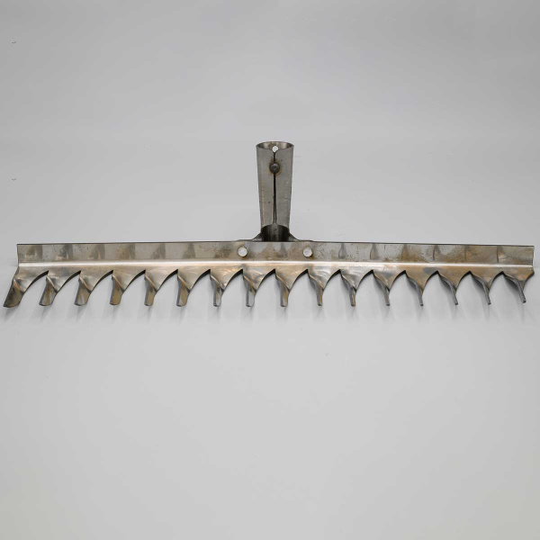 Грабли витые 16-ти зубчатые нержавеющая сталь клепанные б/ч*10