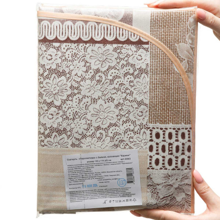 Скатерть Стиль с бейкой 135*110 558/2 Кружево Тверь