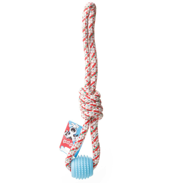 Игрушка д/животных "Канат с мячом" 30см NA2380 (240)