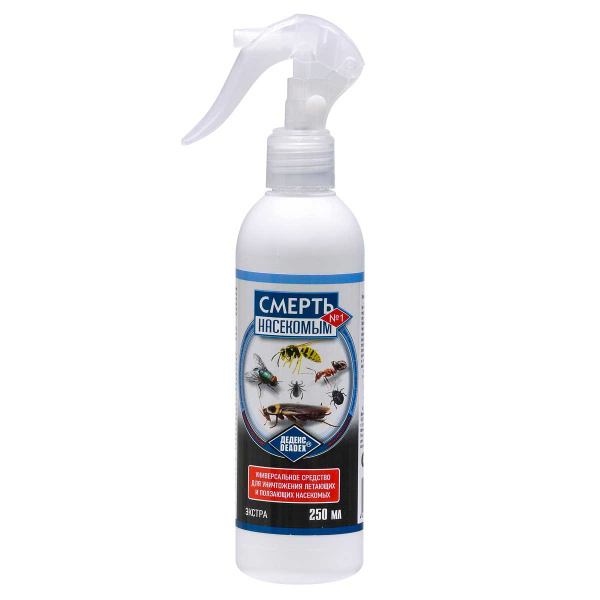 СМЕРТЬ НАСЕКОМЫМ 250мл спрей х12