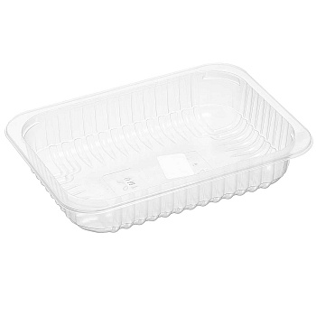 Лоток полипропилен 187 × 137 × 36 мм прозрачный (для выращивания микрозелени) 