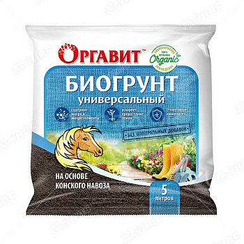 Оргавит Биогрунт конский навоз 5л х4 