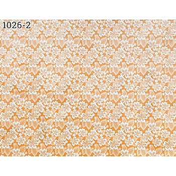 Клеенка тканая основа 125*25м ДУЭТ 1026/8 (кор, цветы) Тверь