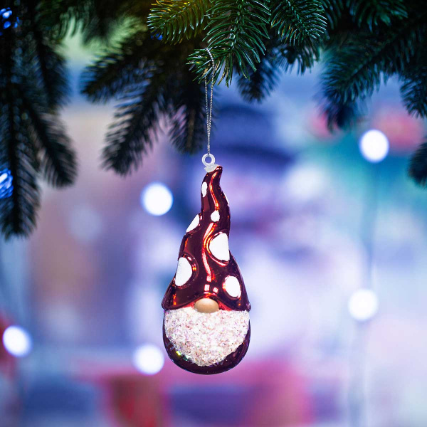 Шар SFOP22073-A 1шт 12см Гном красный (288)