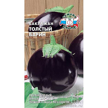 Баклажан Толстый барин Седек Ц
