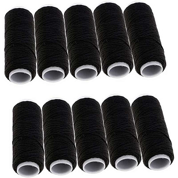 Нитки черные набор10шт 1катушка-30м NA2219 (24/600) 