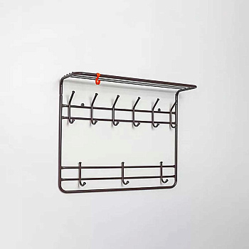 Вешалка 2-х ярус. 80см коричневый 730х220х580мм ВСП9К х1