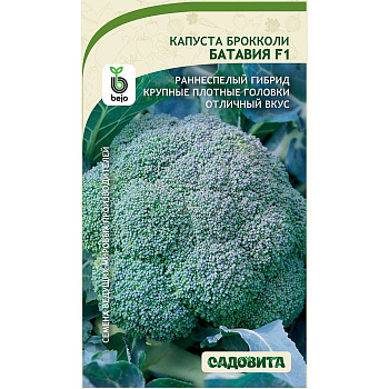 Капуста брокколи Батавия F1 10шт Bejo/Садовита Ц
