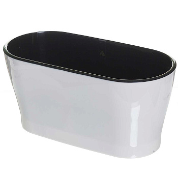 Горшок ЛЕЯ бежевый 4л овал двойной БШ8590 (6) 