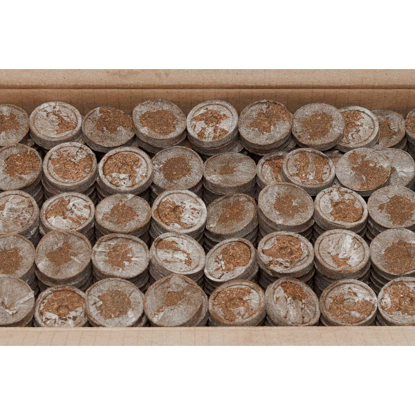 Торфоперегнойные таблетки Turbo (36мм)Цена за КОРОБКУ х660шт. 