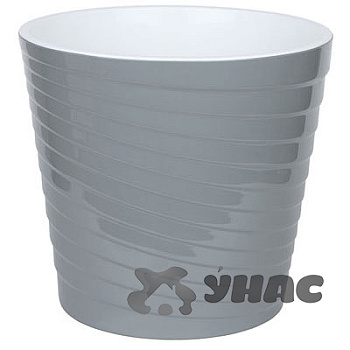 Горшок "ЭЙС" 3,8л Серый мусс ЭС19-70 Ливингрин (16) 