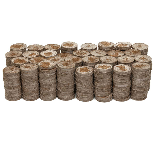 Торфоперегнойные таблетки Turbo (44мм)Цена за КОРОБКУ х384шт. 