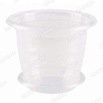 Горшок Для Орхидей 1 л с поддоном прозрачный БШ7686 