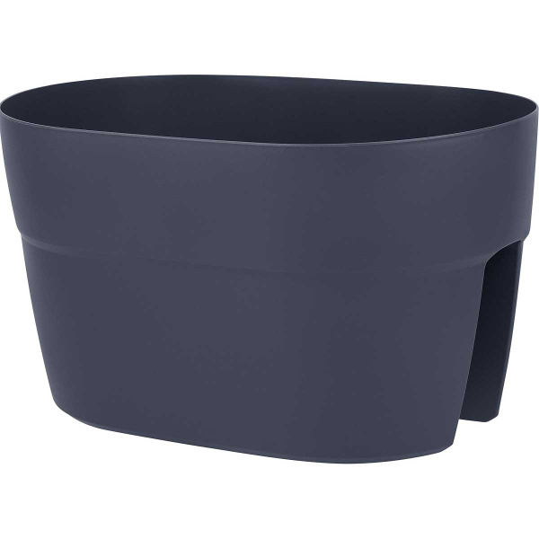 Ящик на перила 12 л вулканический серый х8 