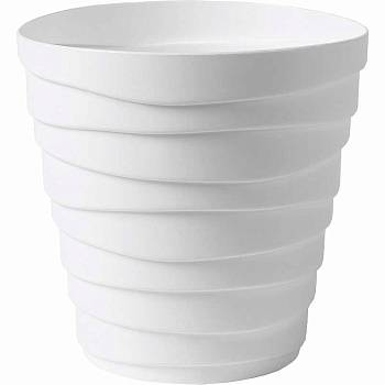 Кашпо БАРХАН 1,4л Белый КШ-4334 х30 