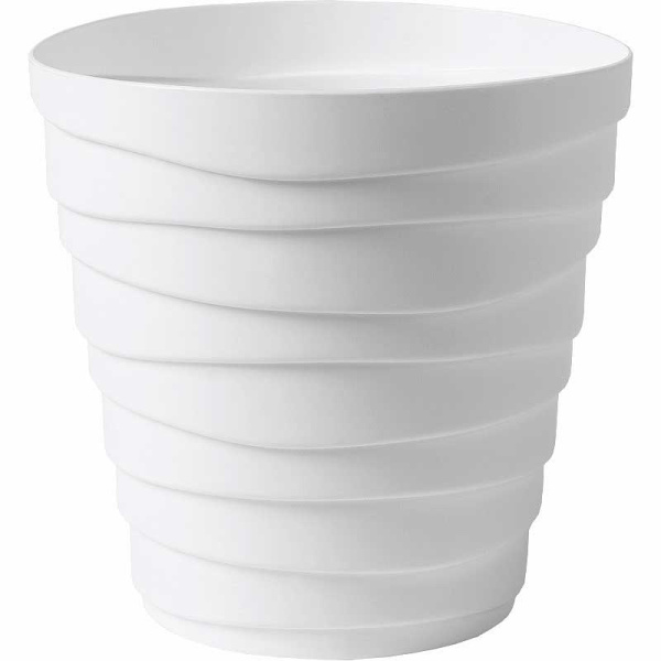 Кашпо БАРХАН 1,4л Белый КШ-4334 х30 