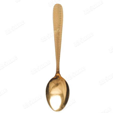 Ложка столовая золото 6шт "прямоугольник" NA2302-1 (100)