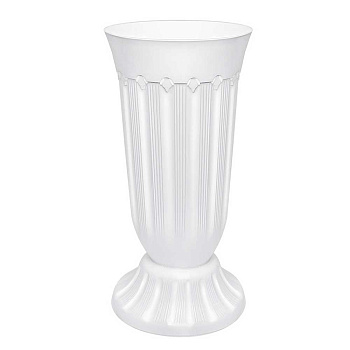 Вазон Флавия 2л белый Эльфпласт 283 х20 
