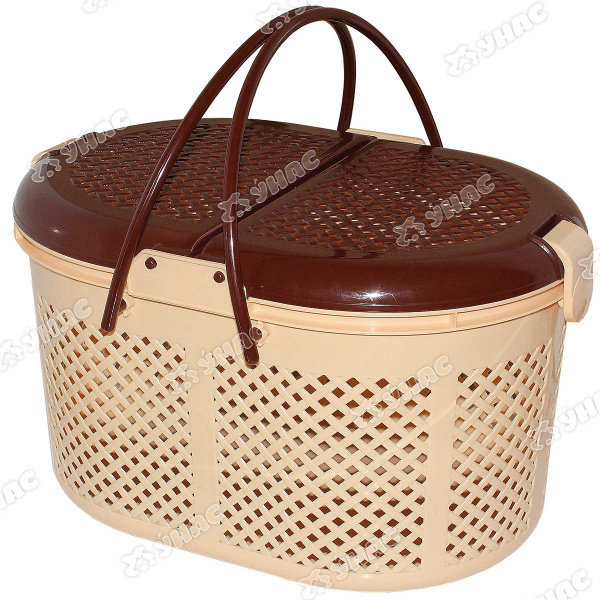 Корзина для пикника овальная МилихПластик (10)