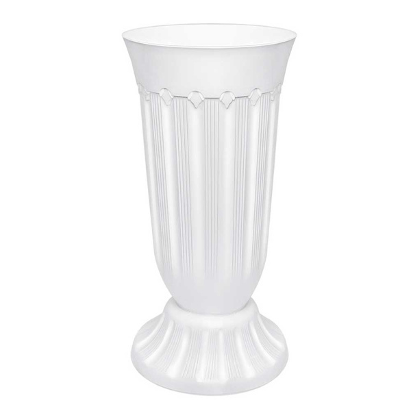 Вазон Флавия 2л белый Эльфпласт 283 х20 