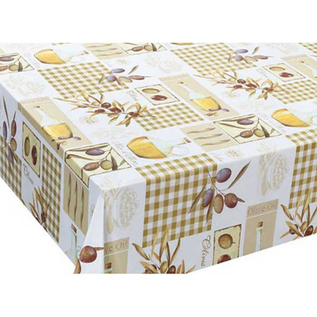 Клеенка столовая 1,37*20м Оливки 8094