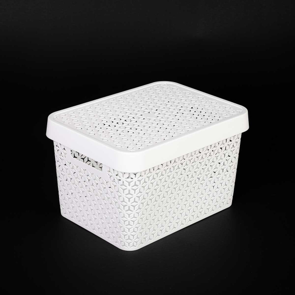 Корзина Элемент 17 л белый БШ9019 х8