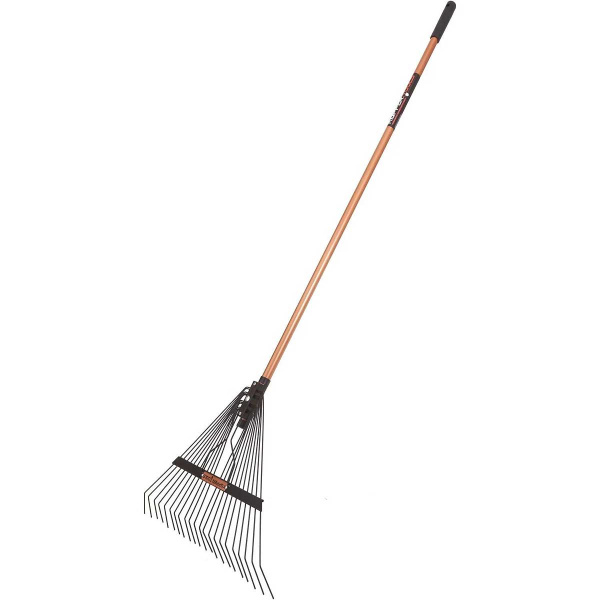 Грабли веерные металлические 22 зуба KOPPER TOOLS с дюралюминиевым черенком ФИ.076-01