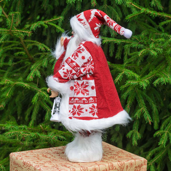 Фигура новогодняя LC252218 Дед Мороз 45 см в красной шубе (24)