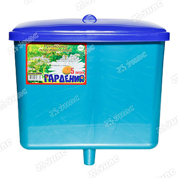 Рукомойник пластмассовый 5л "Гардения" с крышкой (первичный полипропилен) 070244 ИА х12