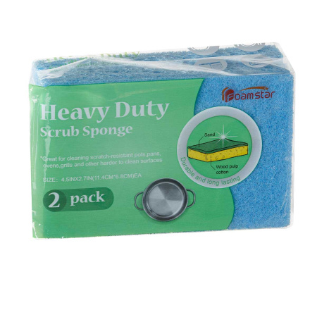 Губка универсальная абраз+цел.