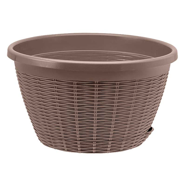 Кашпо Подвесное 4,5 л Мокачино без подвеса КШ-9804 ВМС