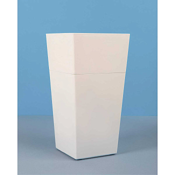 Кашпо Астра 1,8л льняной ПластАвеню х6 