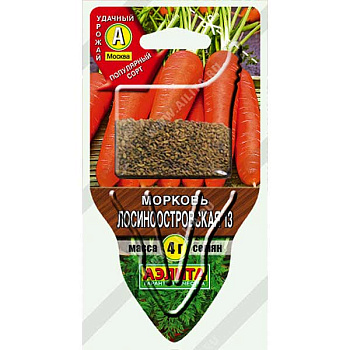 Морковь Лосиноостровская Аэлита "Сеялка плюс"