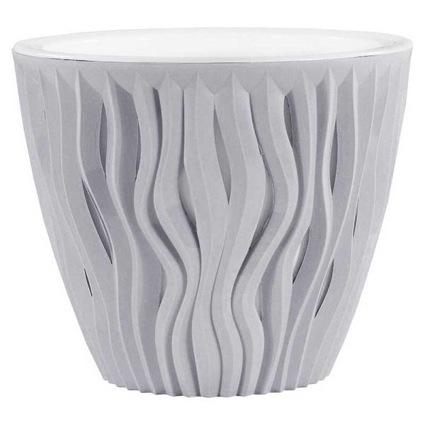 Кашпо Вдохновение  5,7л Серый КШ-9678 ВМС х8 