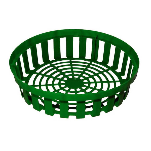Корзинка для луковичных круглая цветная 300х265х80мм КП х25