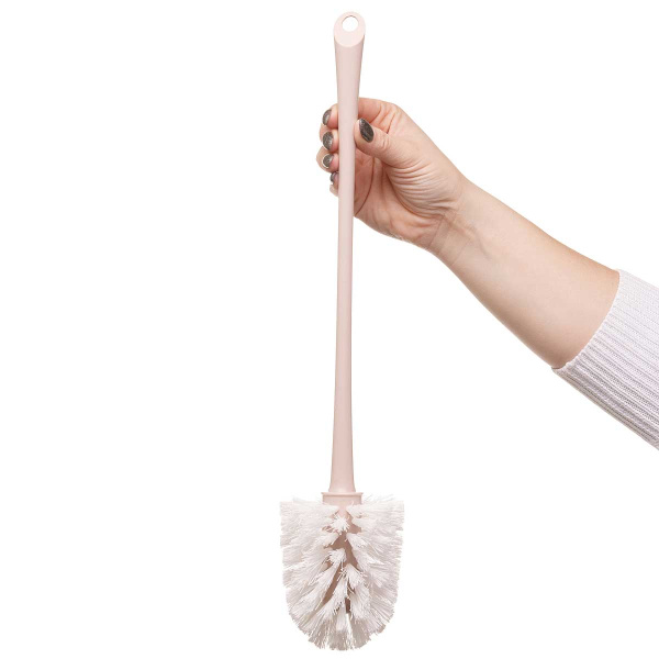 Комплект WC Vogue ершик + подставка бежевый 