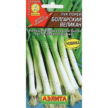 Лук порей Болгарский великан Аэлита Цх10