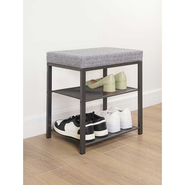 Банкетка "Торонто 13S" графит БТ13СГР